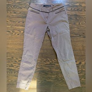 The Limited “Exact Stretch” pants, size 0R, black and white plaid